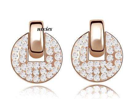 SPARKLING DIAMOND SWAROVSKI EARRINGS