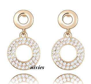 SPARKLING DIAMOND SWAROVSKI EARRINGS