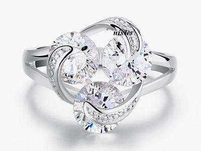 **JUST ARRIVED** SPARKLING 3.75CT DIAMOND CZ RING - SIZE 9(S)