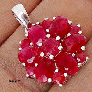 RICH RUBY 925 STERLING SILVER PENDANT