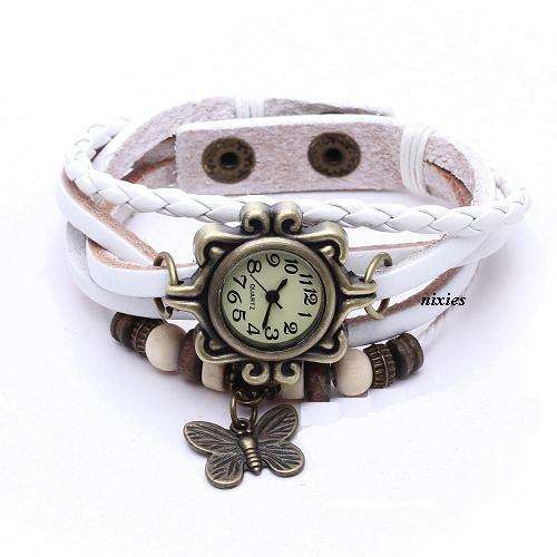 FASHIONABLE QUARTZ WRAP WATCH - GENUINE LEATHER