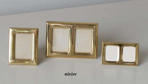 GORGEOUS BRASS PHOTO FRAMES