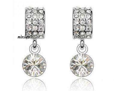 GORGEOUS DIAMOND SWAROVSKI EARRING