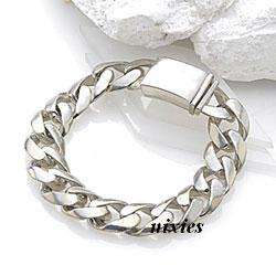 **WOW** 13MM AUTHENTIC SOLID 925 STERLING SILVER BRACELET!
