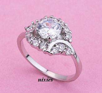 BEAUTIFUL ANGEL ENGAGEMENT RING - SIZE 6(M)