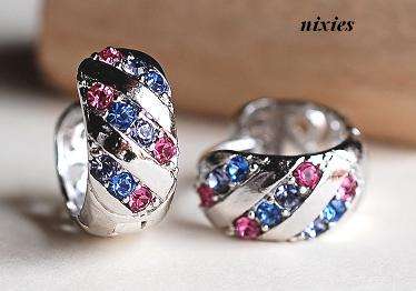 ADORABLE MULTI-COLOR CRYSTAL HUGGIES