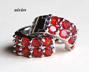 FEMININE FIRE RED GARNET HUGGIES