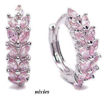 DAZZLING PINK SAPPHIRE HUGGIES