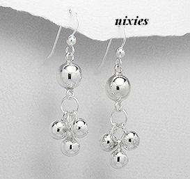 FASHIONABLE AUTHENTIC 925 STERLING SILVER EARRINGS