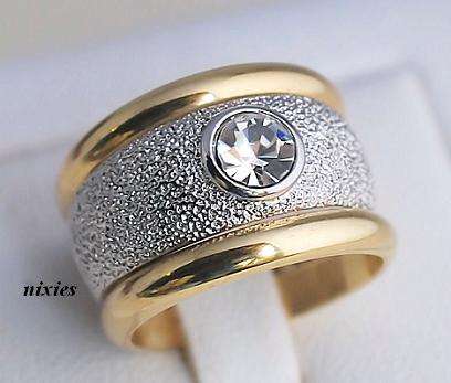 GORGEOUS TWO TONE 3 PIECE WEDDING SET - SIZE 10(U)