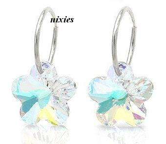 EXQUISITE RAINBOW SWAROVSKI EARRINGS