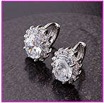 ELEGANT WHITE GOLD EP SAPPHIRE HUGGIES