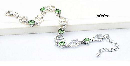 GORGEOUS PERIDOT SWAROVSKI BRACELET
