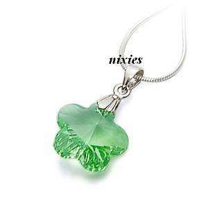 LOVELY PERIDOT SWAROVSKI NECKLACE
