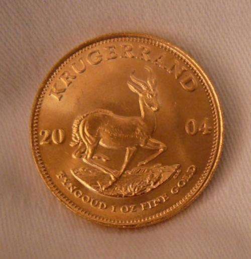 ## KRUGERRAND FULL 1 oz (ONE OUNCE) GOLD BULLION ## 5 coins available !!
