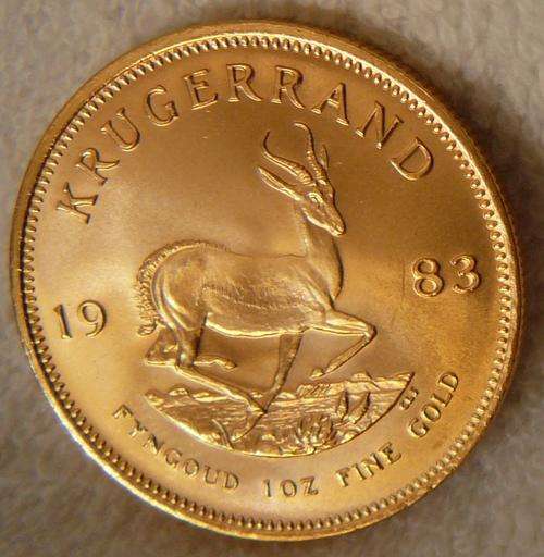 KRUGERRAND FULL 1 oz (ONE OUNCE) GOLD BULLION ## 3 coins available !