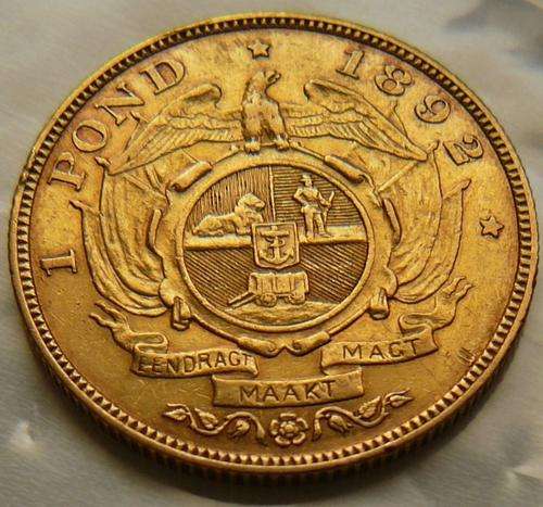 ## RARE KEY DATE ## 1892 GOLD EEN POND ## DOUBLE SHAFT VARIETY ##