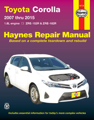 Haynes 92729 Toyota Corolla 2007-2015 Repair manual