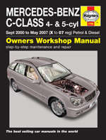 Haynes 4780 Mercedes C-Class 4 & 5 Cylinder (2000-2007) Owners Workshop Manual Petrol & Diesel
