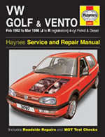 Haynes 3097 Volkswagen Golf & Vento III (1992-1998) Haynes Service & Repair Manual 4 cyl