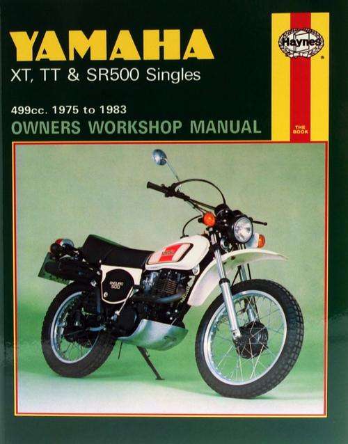 Haynes 0342 Yamaha XT, TT & SR500 Singles (1975-1983) Owners Workshop Manual