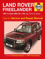 Haynes 3929 Land Rover Freelander (1997-2003) Service & Repair Manual