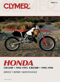 Clymer M457-2 Honda CR125R & CR250R (92-97) Maintenance Troubleshooting Repair Manual