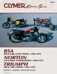 Clymer M330 BSA/Norton/Triumph (63-79) Maintenance Troubleshooting Repair Manual