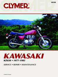 Clymer M358 Kawasaki KZ650 (77-83) Maintenance Troubleshooting Repair Manual