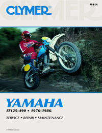 Clymer M414 Yamaha IT125-490 (76-86) Maintenance Repair Manual