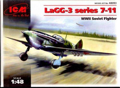 ICM 48093 LaGG-3 series 7-11 WW2 Soviet Fighter