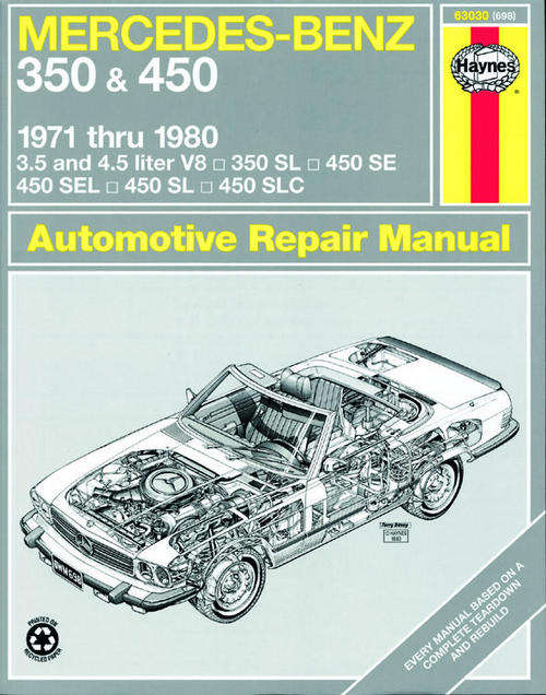 Haynes 63030 Mercedes-Benz 350 & 450