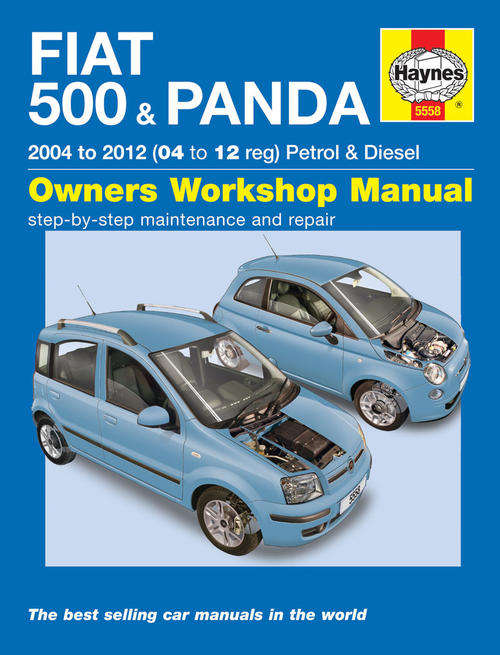 Haynes 5558 Fiat 500 and Panda 2004 to 2012 Workshop Manual