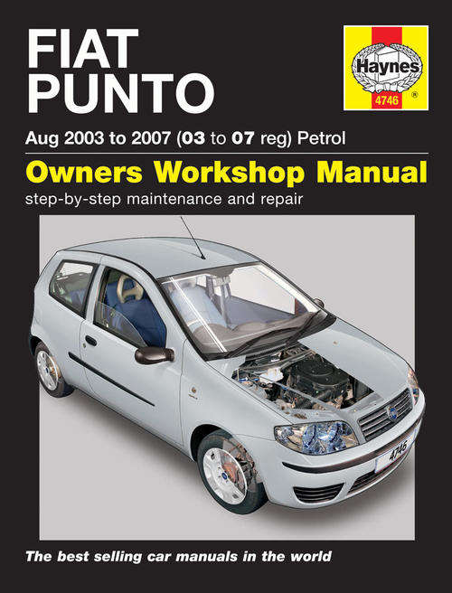 Haynes 4746 Fiat Punto 2003 to 2007 Workshop Manual