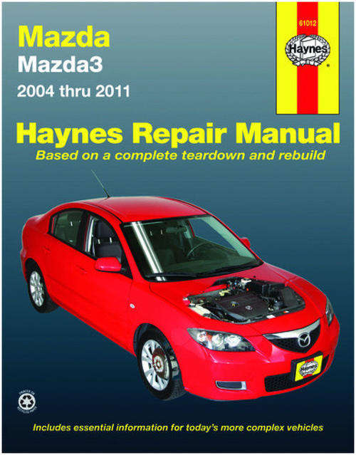 Haynes 61012 Mazda 3 2004 to 2011 Repair Manual