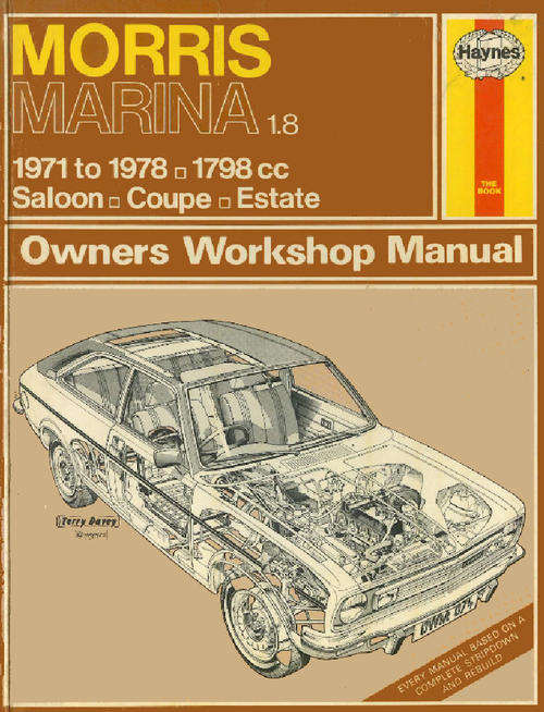 Haynes 0074 Morris Marina 1.8 1971 to 1978 Repair Manual