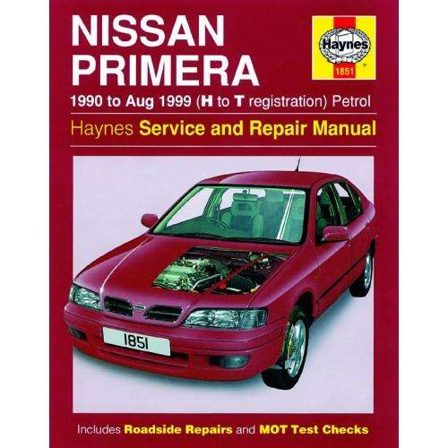 Haynes 1851 Nissan Primera 1990 to 1999 Repair Manual