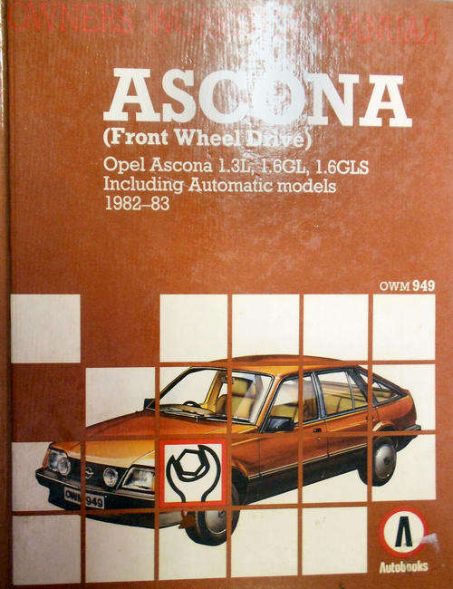 Autobooks OWM949 Ascona 1982 to 1983 Repair Manual
