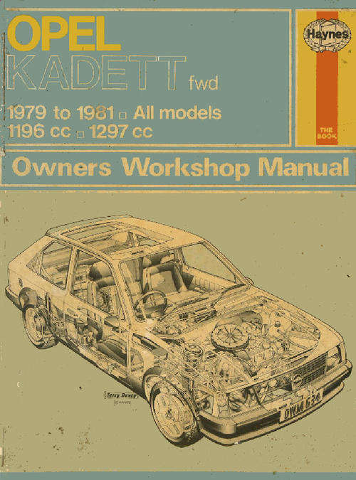 Haynes 0634 Opel Kadett FWD 1979 to 1984 Repair Manual