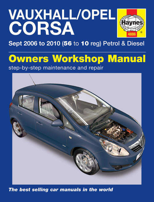 Haynes 4886 Opel Corsa 2006 to 2010 Repair Manual