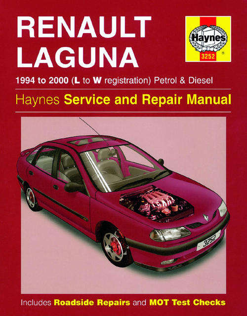 Haynes 3252 Renault Laguna 1994 to 2000 Repair Manual