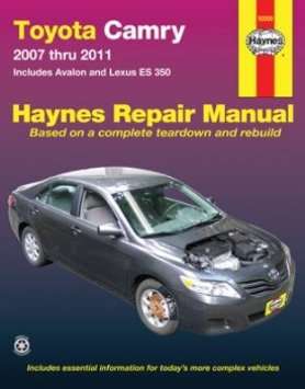 Haynes 92009 Toyota Camry 2007 to 2011 Repair Manual