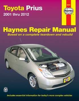 Haynes 92081 Toyota Prius 2001 to 2011 Repair Manual