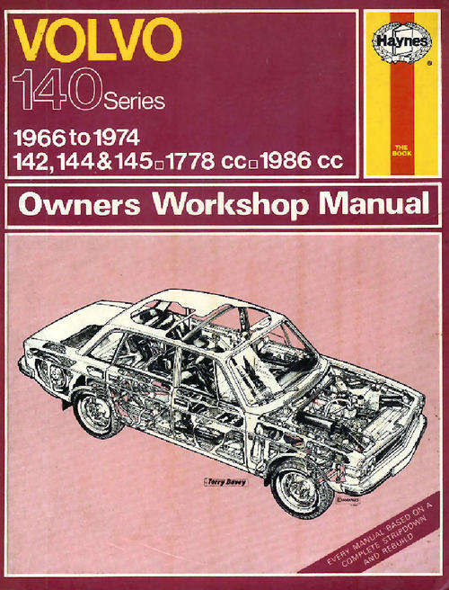 Haynes 0129 Volvo 140 Series 1966 to 1974 Repair Manual