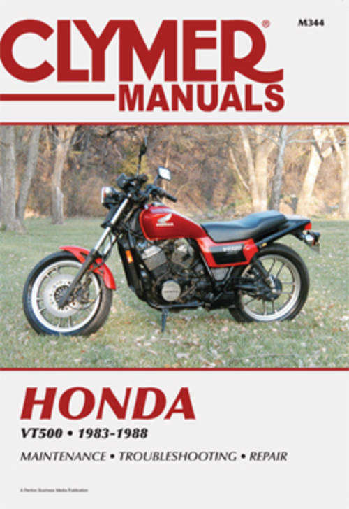 Clymer M344 Honda VT500 1983 to 1988 Repair Manual