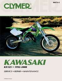 Clymer M472-2 Kawasaki KX125 (1992 to 2000) Repair Manual