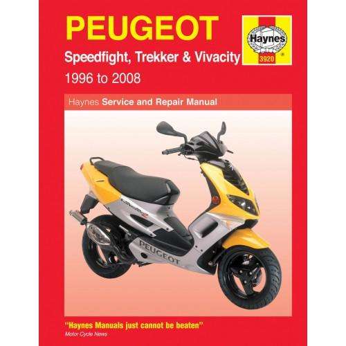Haynes 3920 Peugeot Speedfight, Trekker and Vivacity (1996 to 2008) Repair Manual