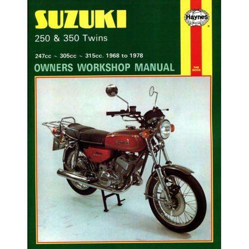 Haynes 0120 Suzuki 250 and 350 Twins (1968 to 1978) Repair Manual