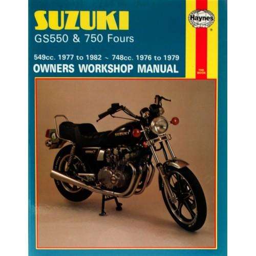 Haynes 0363 Suzuki GS550 and 750 Fours (1977 to 1982) Repair Manual