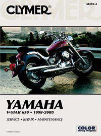 Clymer M495-4 Yamaha V-Star 650 (1998 to 2005) Repair Manual